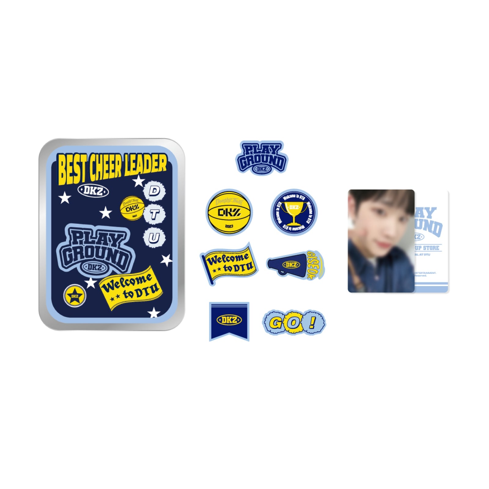 DKZ - 13 Tin Case & Deco Sticker Set / 2023 POP-UP STORE PLAY GROUND