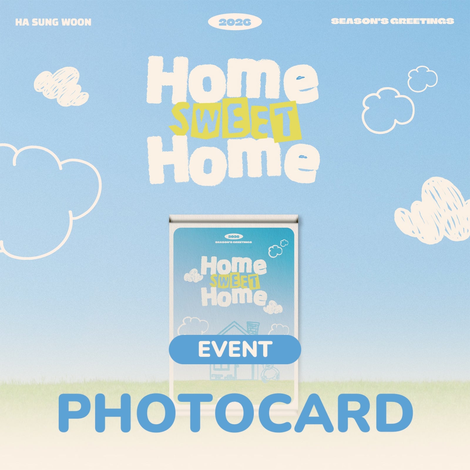 [Pre-order/Event] HA SUNGWOON - 2026 Season's Greetings [HOME SWEET HOME]