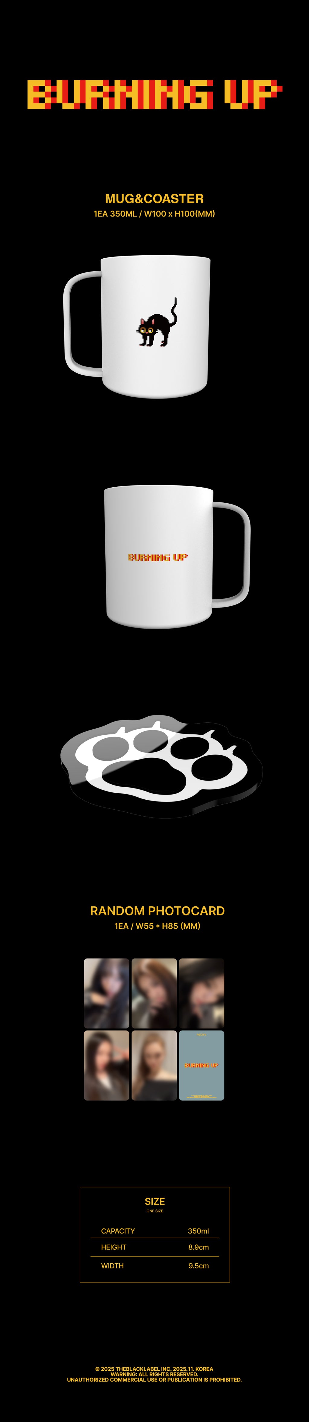 [Pre-order] MIYAO - 02 Mug & Coaster_BURNING UP MD