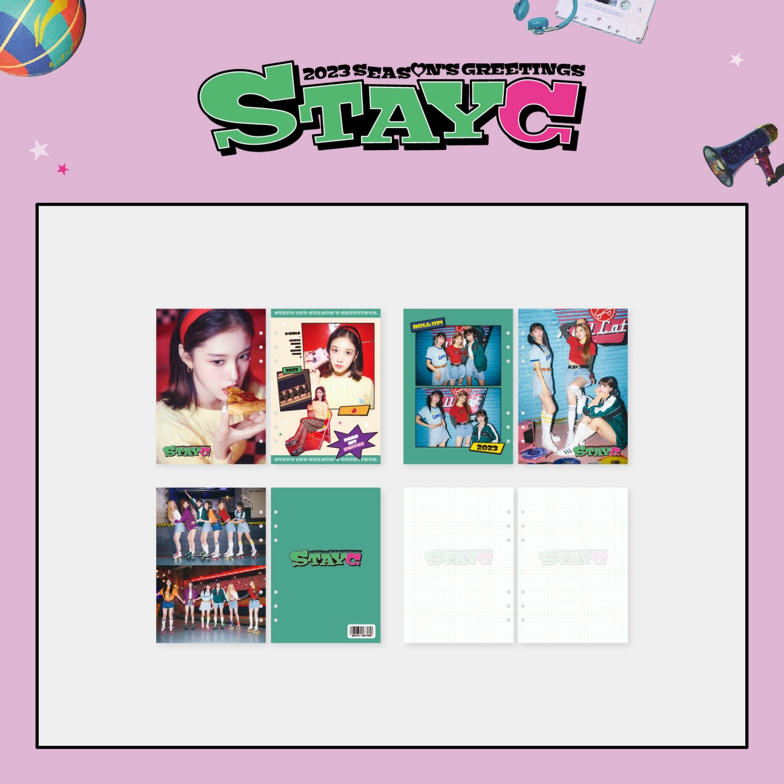 STAYC - 2023 Season's Greetings Diary Paper