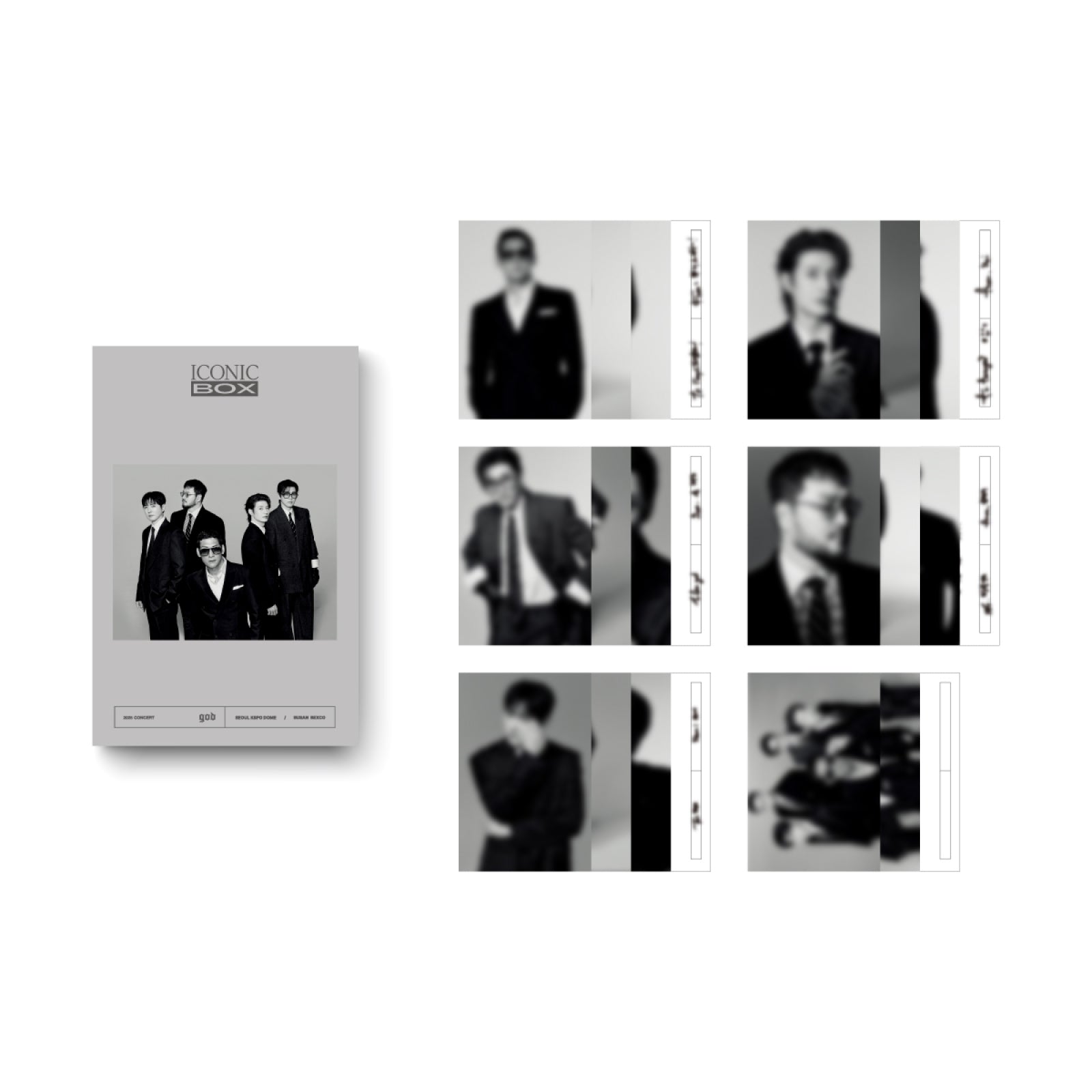 [11/28 Release] god - 09 Postcard Book / 2025 god CONCERT [ICONIC BOX] OFFICIAL MD