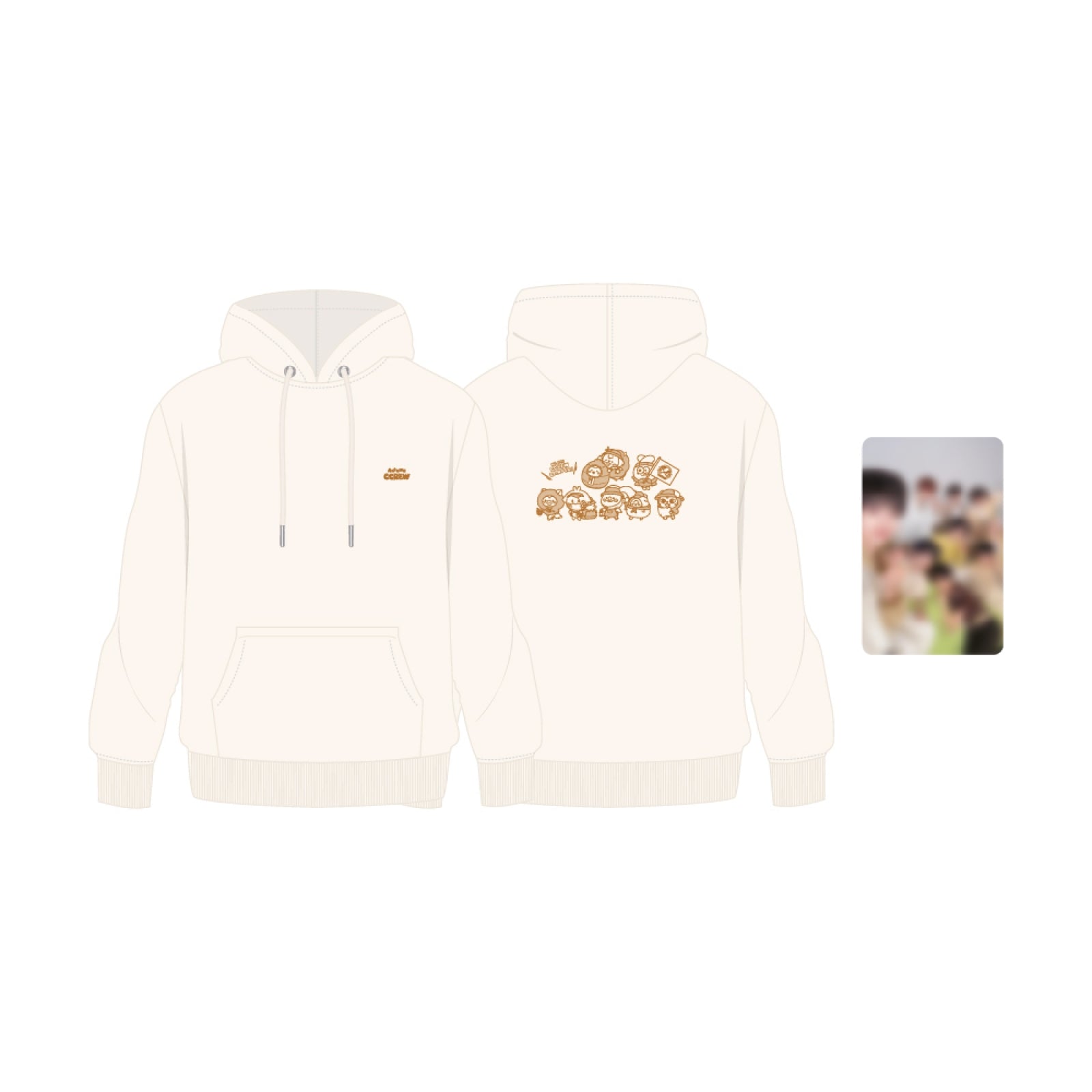CRAVITY - 13 CCREW Hoodie / 2024 CRAVITY CHARACTER [AUTUMN CCREW] POP-UP STORE OFFICIAL MD