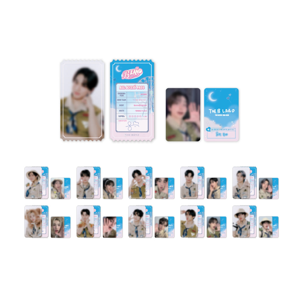 THE BOYZ - 11 Photo Ticket Set / THE BOYZ FAN-CON [THE B LAND] OFFICIAL MD