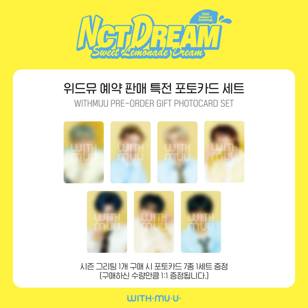 [Pre-order/Event] NCT DREAM - 2026 Season's Greetings