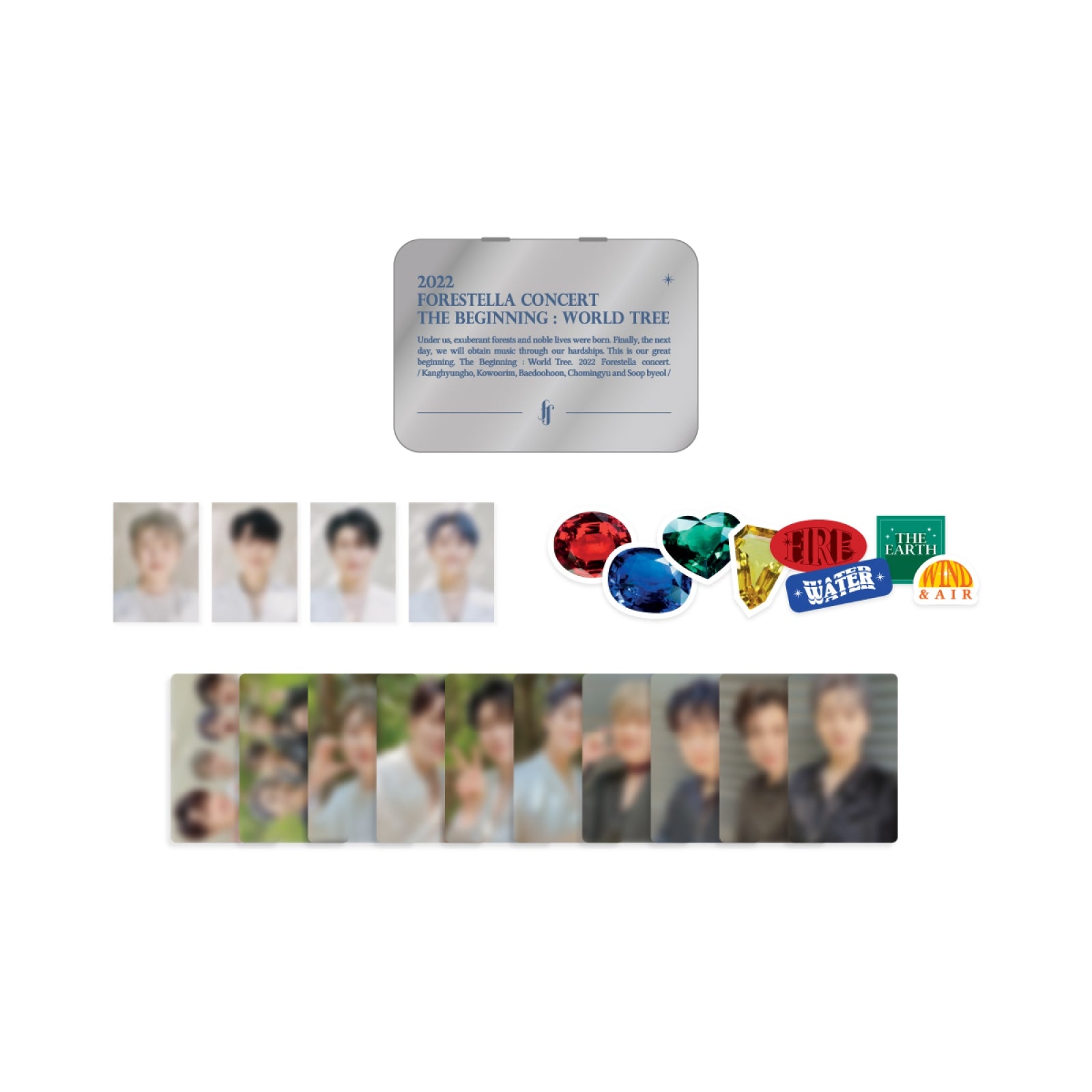 FORESTELLA - 10 Photo Card & Sticker Set / 2022 FORESTELLA CONCERT