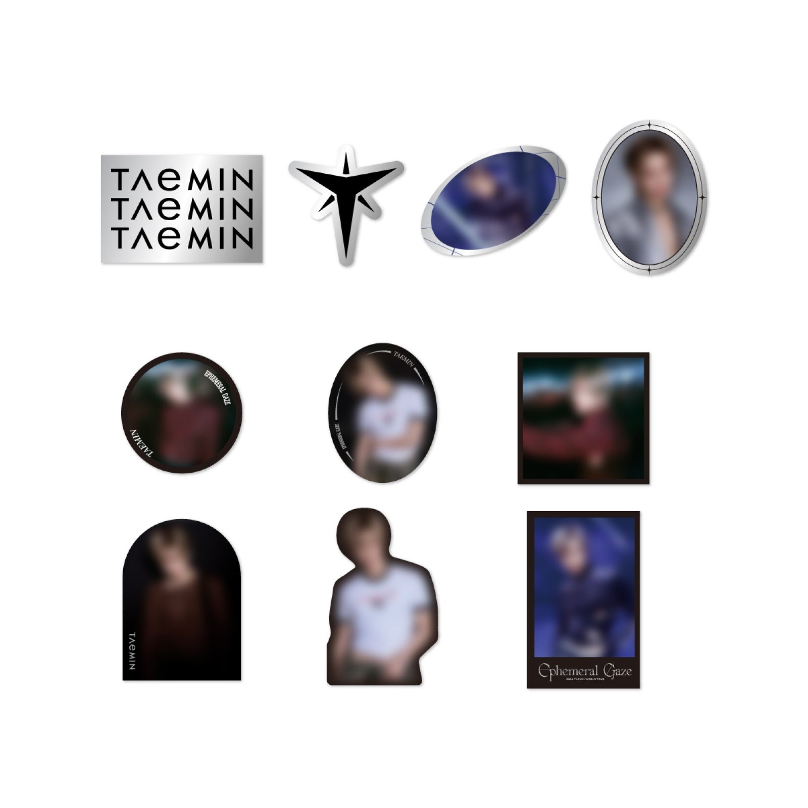 TAEMIN - 08 Sticker Pack / 2024 TAEMIN WORLD TOUR [Ephemeral Gaze] OFFICIAL MD