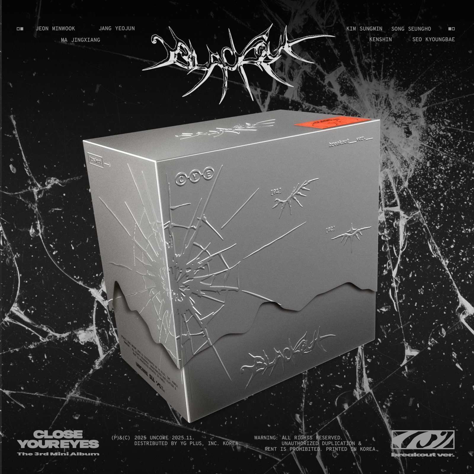 CLOSE YOUR EYES - blackout / 3rd Mini Album (breakout ver.)