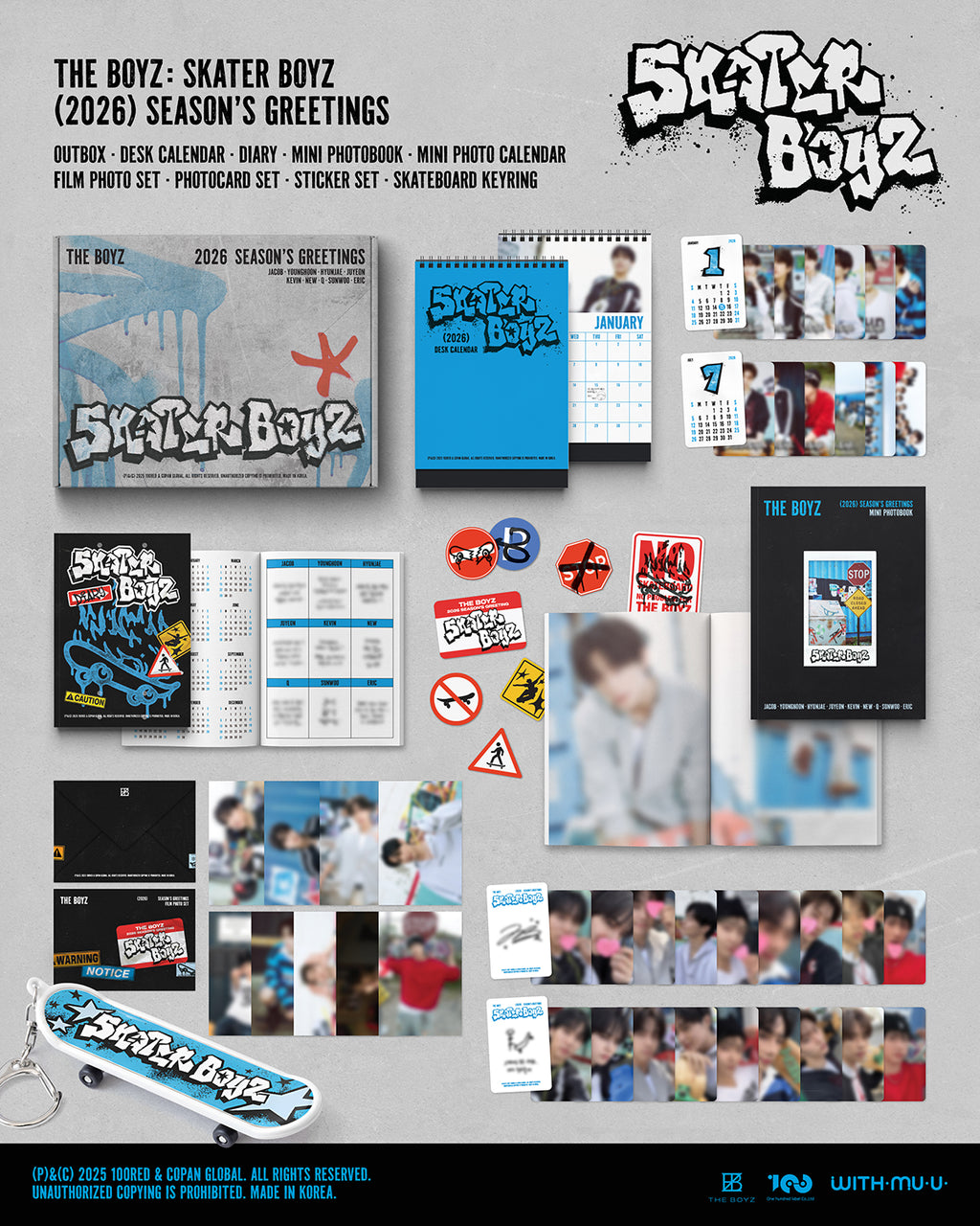 [Pre-order/Event] THE BOYZ - 2026 Season's Greetings [SKATER BOYZ]