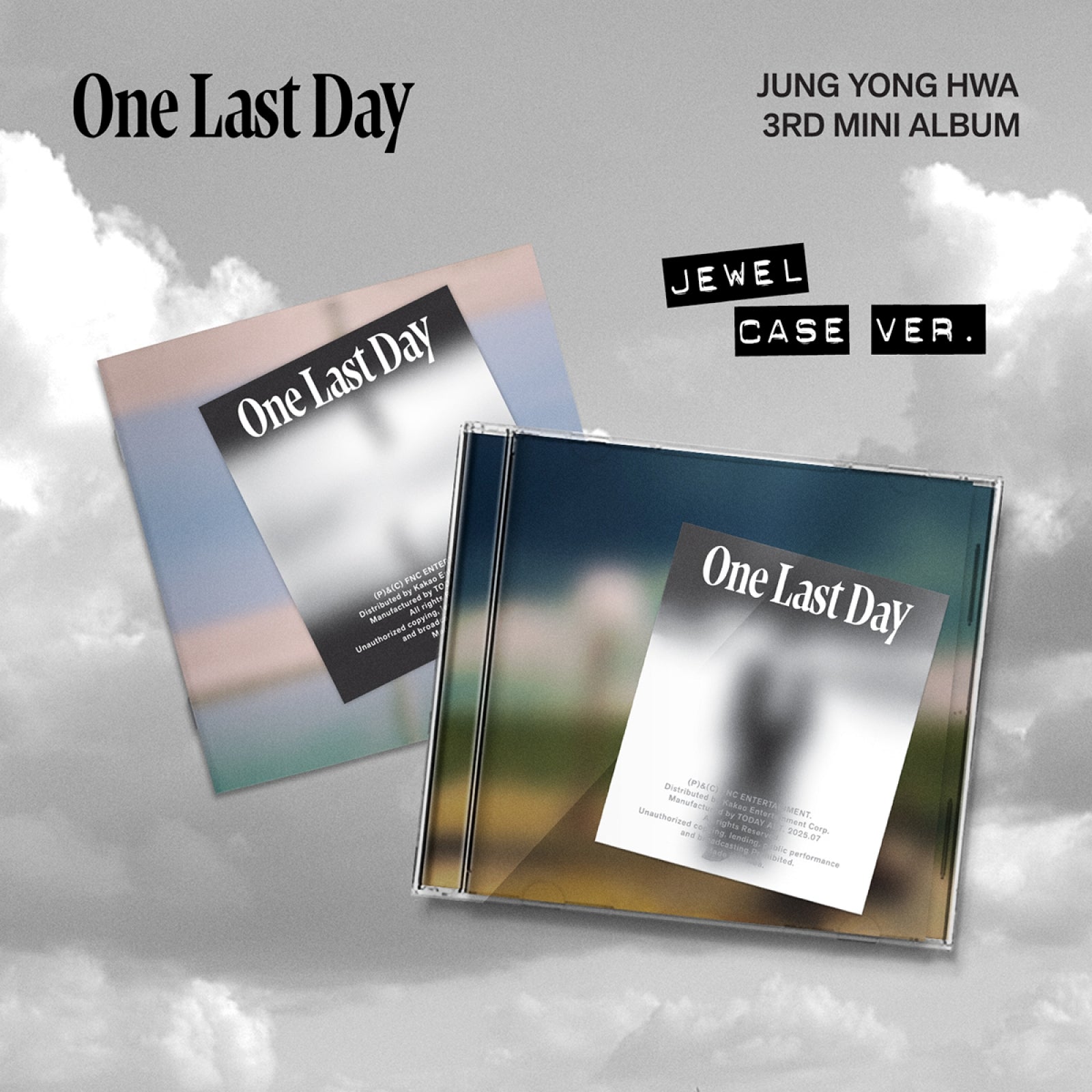 JUNG YONG HWA - One Last Day / 3rd Mini Album (JEWEL CASE)