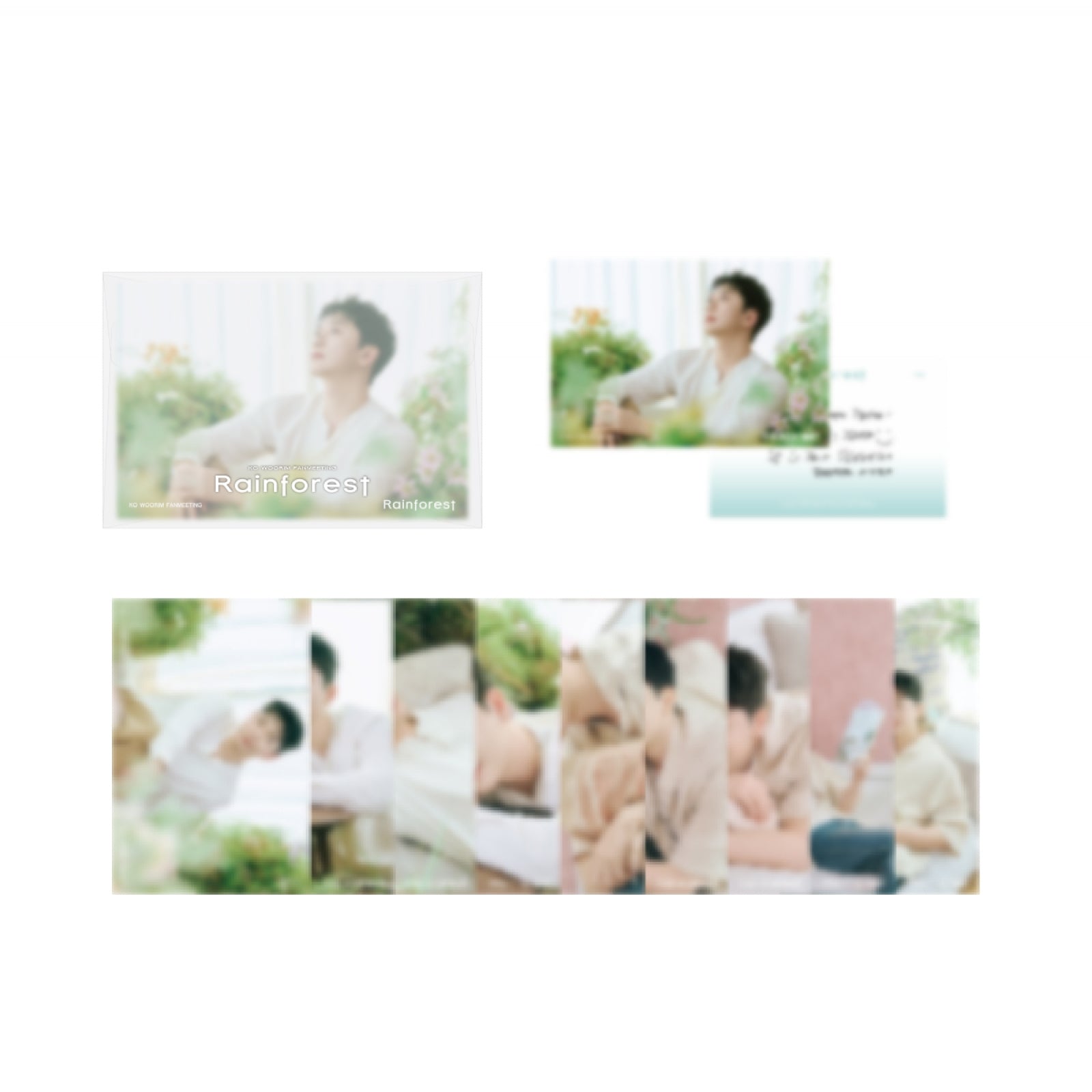 KO WOORIM - 05 Postcard Set / KO WOORIM FANMEETING [Rainforest] OFFICIAL MD