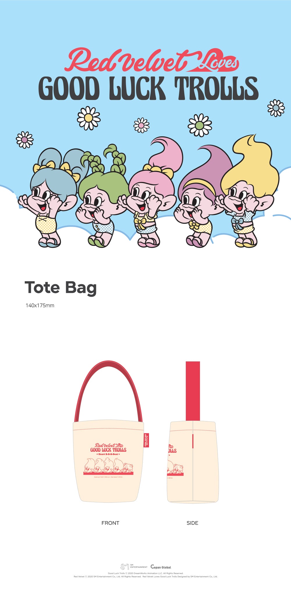 Red Velvet - 13 Tote Bag / 2020 TROLLS POP-UP STORE