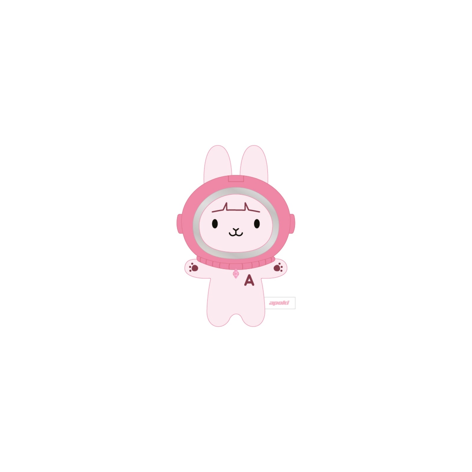 APOKI - 07 Plush Doll Keyring / 2024 APOKI POP-UP STORE OFFICIAL MD