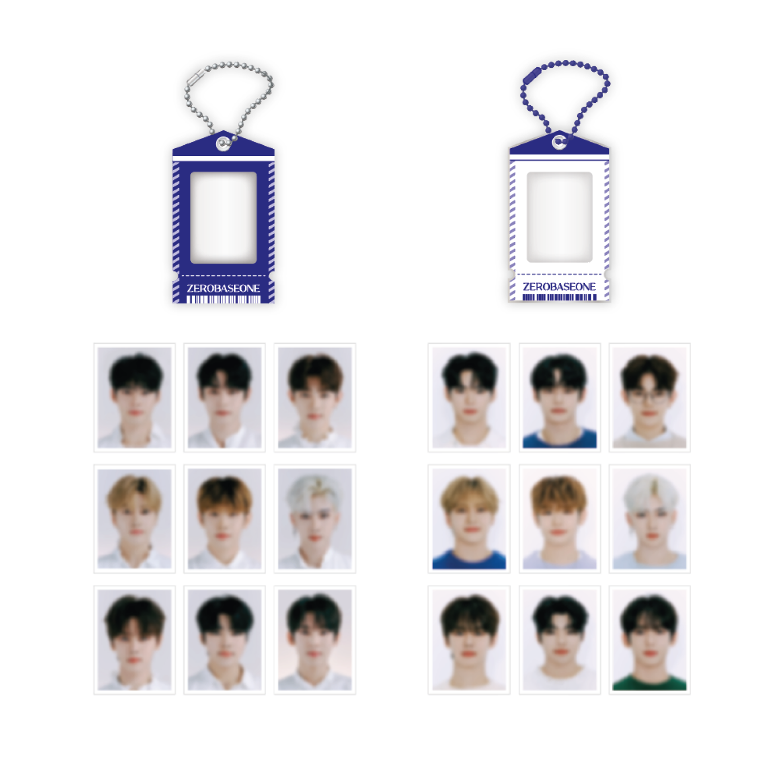 ZEROBASEONE - 09 ID Photo Holder Set / THE MOVING SEOUL POP-UP STORE MD