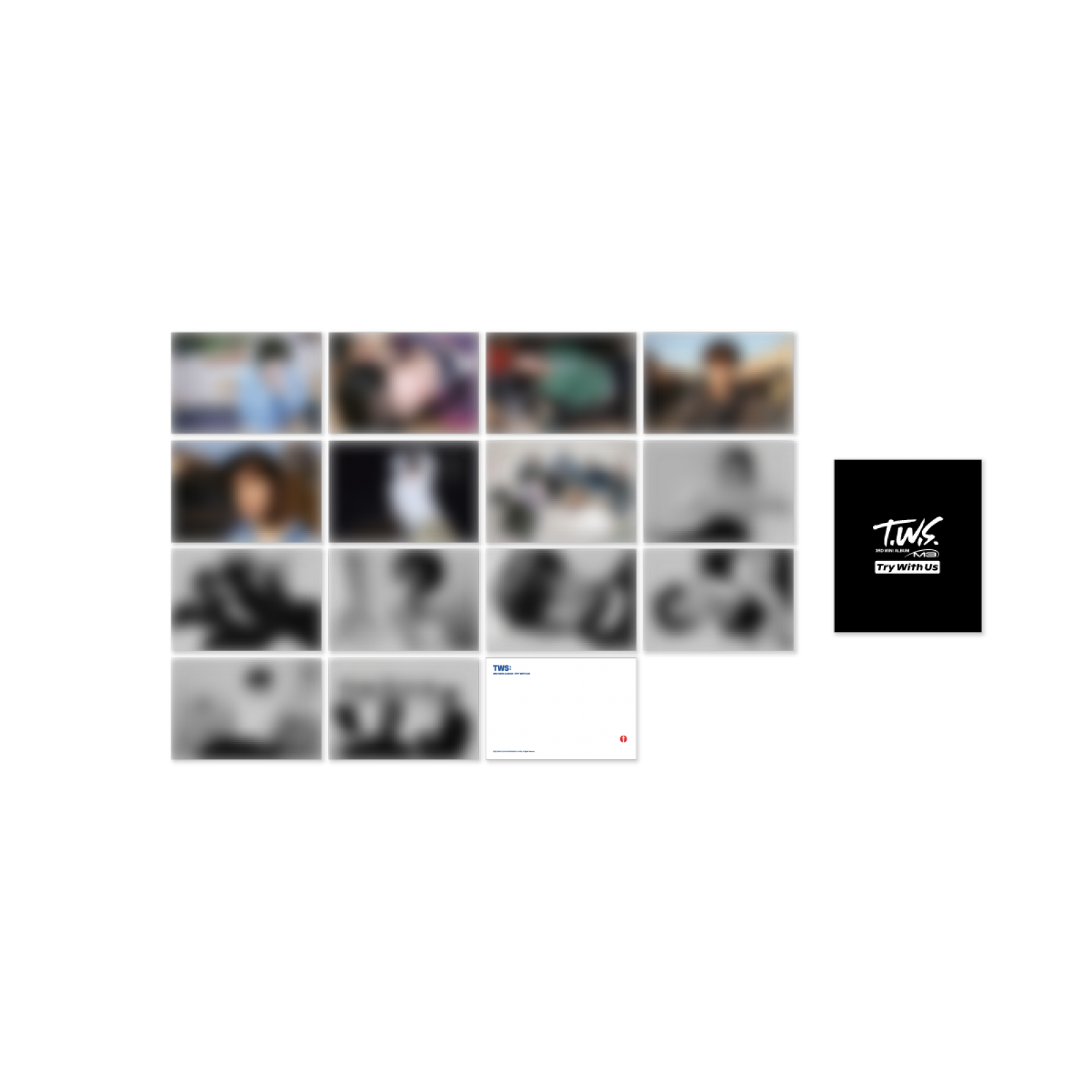 TWS - 07 Postcard Set / 3RD MINI ALBUM [TRY WITH US] POP-UP MD