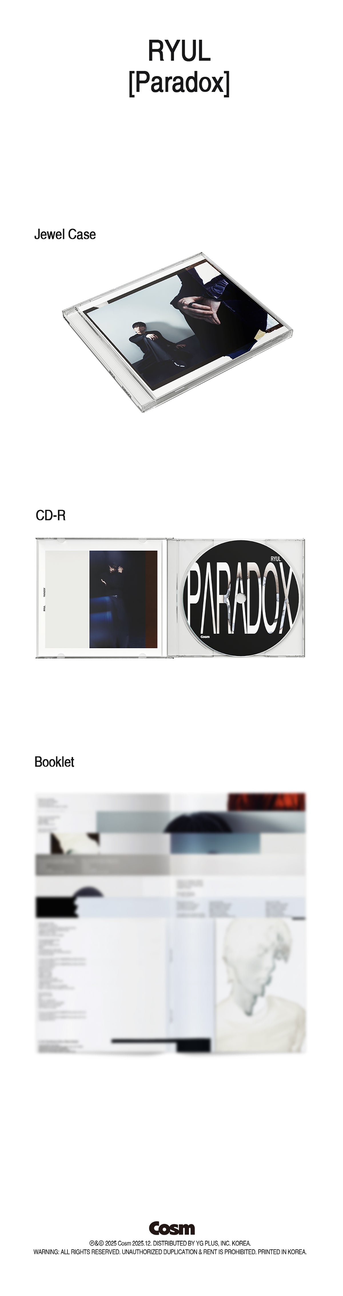 [Pre-order] RYUL - Paradox