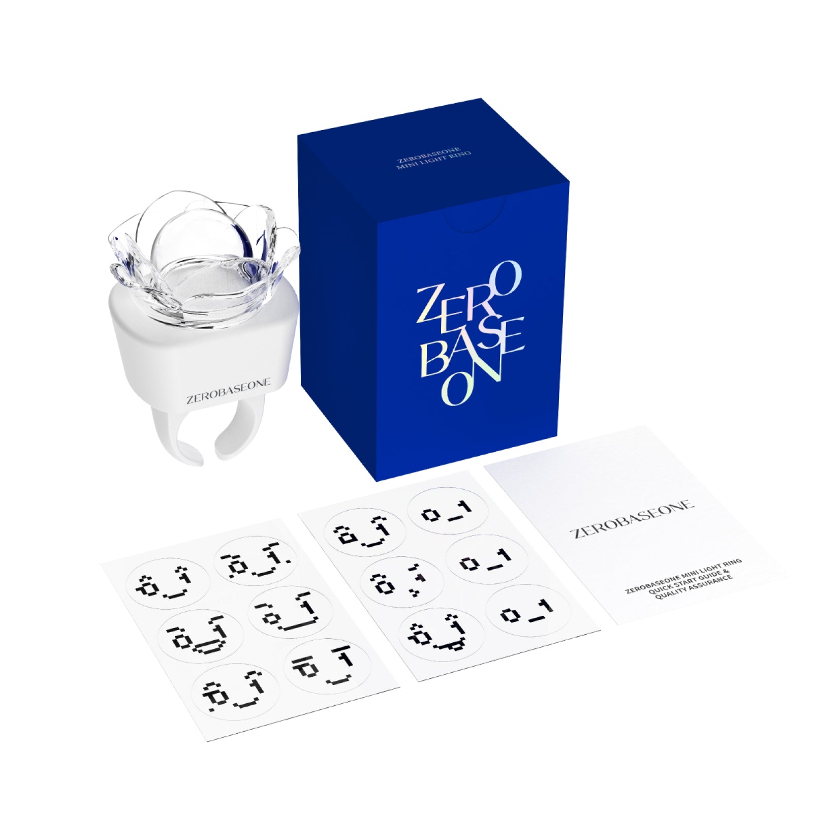 ZEROBASEONE - 02 Official Mini Light Ring / 2024 ZEROBASEONE THE FIRST TOUR [TIMELESS WORLD] OFFICIAL MD