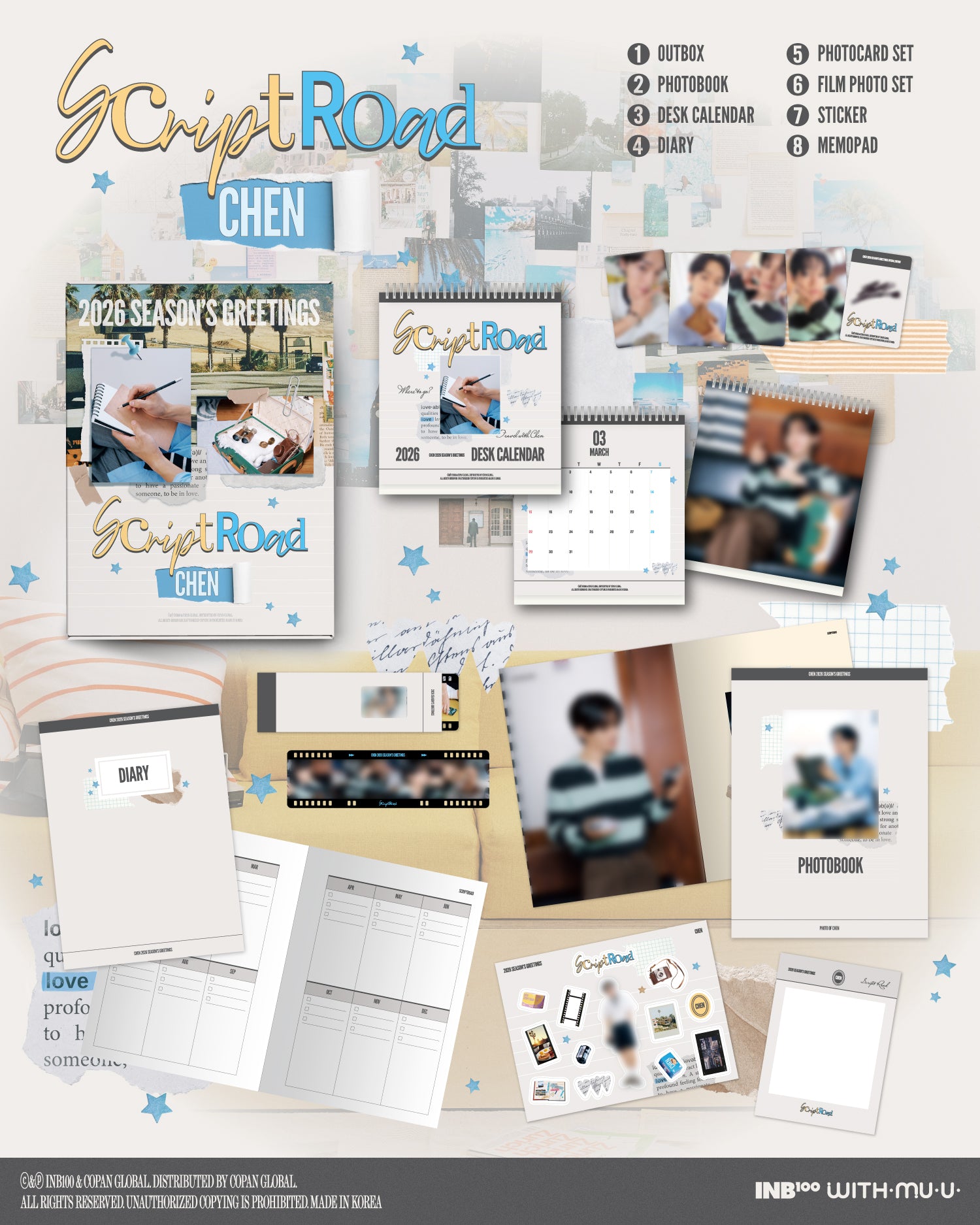 [Pre-order/Event] CHEN - 2026 Season's Greetings [Script Road]