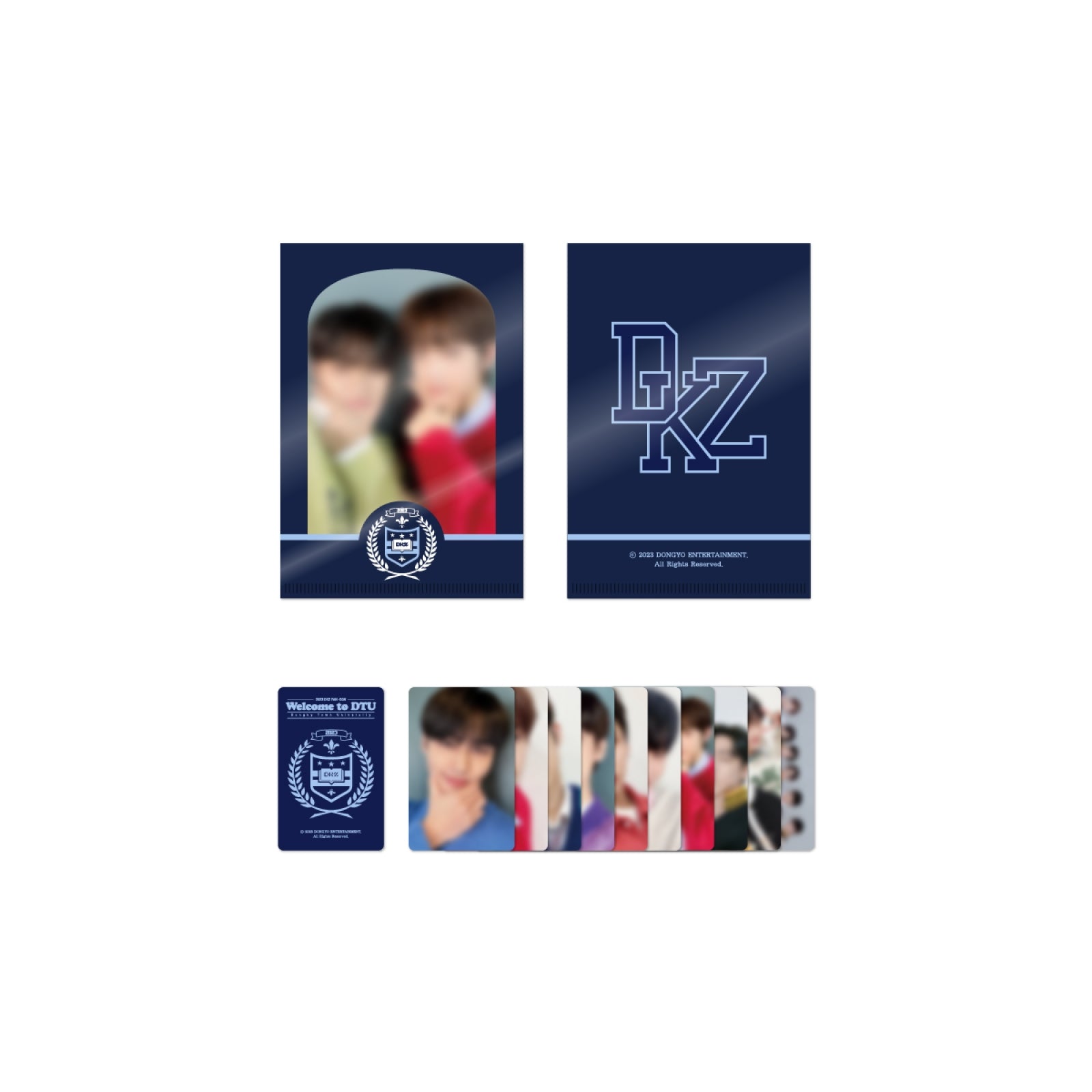 DKZ - 12 Mini L Holder & Photo Card Set / 2023 FAN CON [Welcome to DTU]